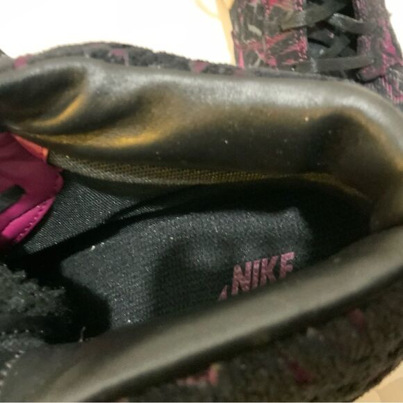 Nike Dunk Sky High Premium Hidden Wedge Womens 9.5 Black Linen Purple Tribal - Picture 7 of 11